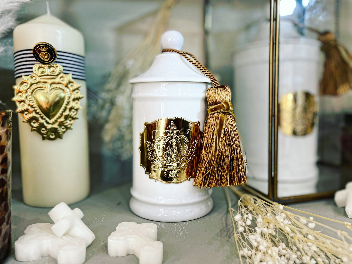 Apothecary Jar 200g - (Porcelain, white)